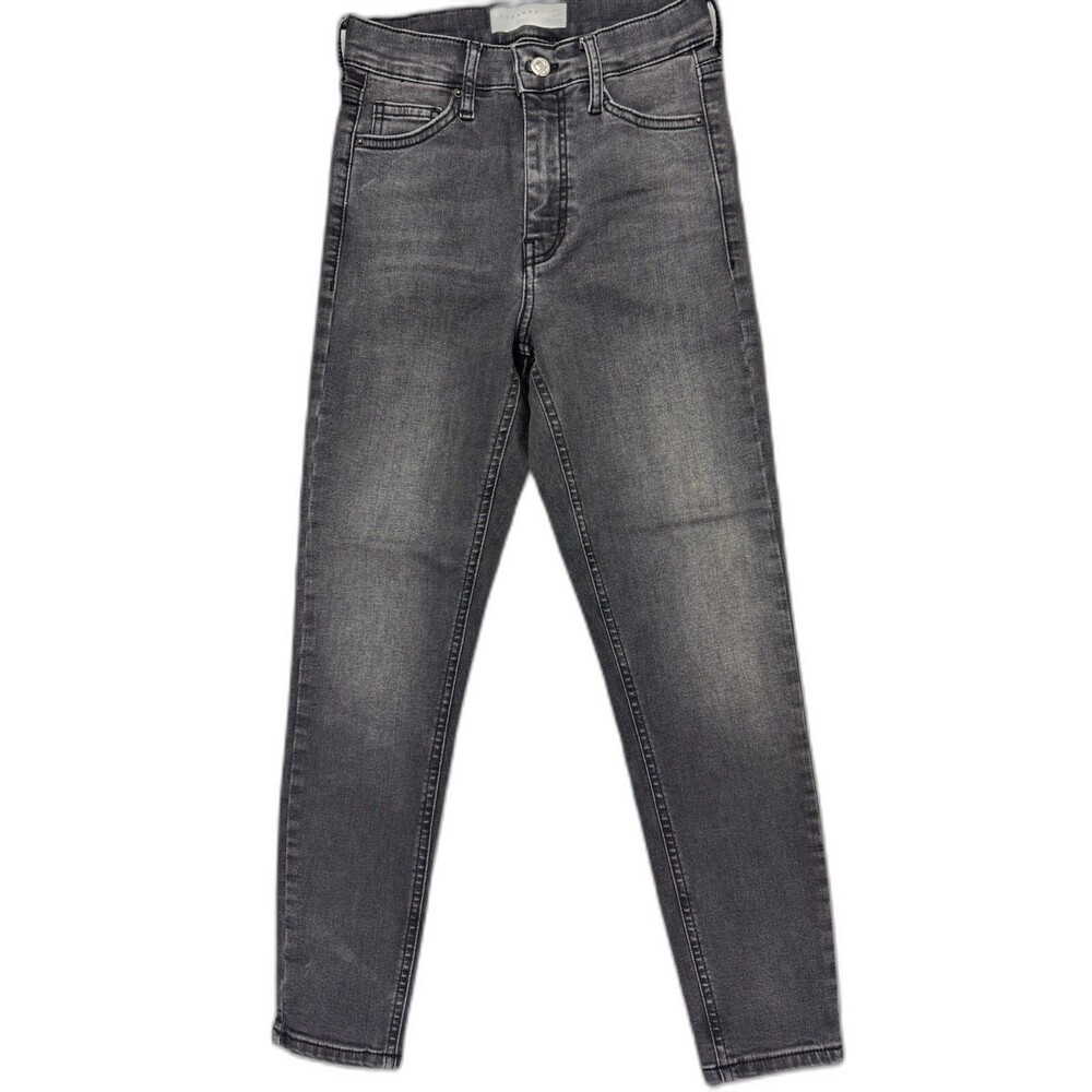 TopShop Size 25 Womens Jeans Jamie Black Skinny Mid Rise Stretch